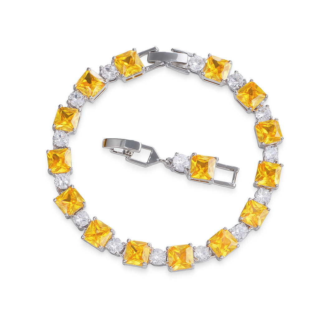 Princess & Round Bracelet